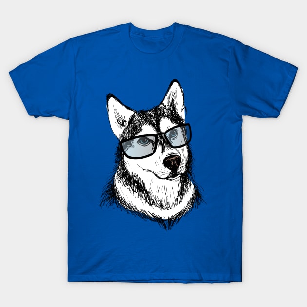 Fashion dog,hand drawn design T-Shirt by naum